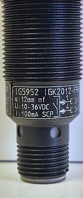 IFM Efector IGK2012-FRKG/SC/2LED/US IG5952 Proximity Sensor