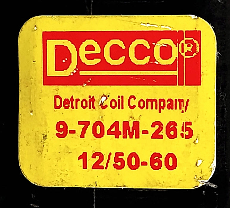Decco 9-704M-265 12 V AC Push/Pull-Type Linear Solenoid