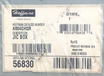 NVENT Hoffman Enclosures A604CHQR JIC Box