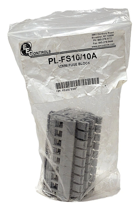 EEC Controls PLFS10/10A 10 A 12 mm DIN Rail Mounted Terminal Block