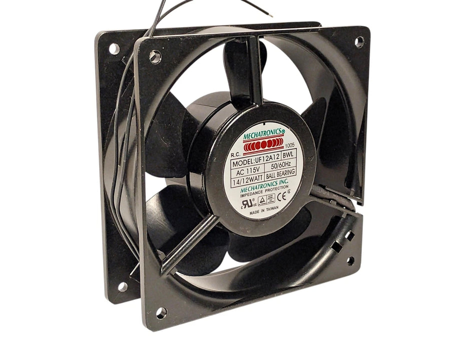Mechatronics UF12A12-BWL 115 V AC 12 W 2300 rpm Axial Fan
