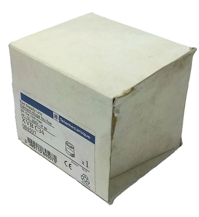 Telemecanique XVBC34 XVB C34 12...230 VAC 10 W Red Steady On Stack Light No Bulb