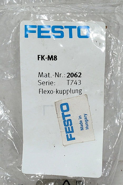 Festo 2062 FK-M8 Self-Aligning Rod Coupler for Pneumatic Cylinders
