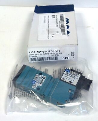 MAC Valves 411A-A0A-DM-DFFJ-1KJ Solenoid Valve with DMB-DFFJ-1KJ Valve