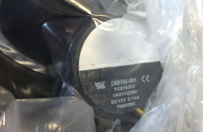 Intel D60188-001 12 VDC Copper Core CPU Heat Sink Fan w/ Intel Xeon E3110 Card