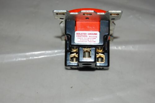 Hubbell IG9308 RECEPTACLE ORANGE STRAIGHT BLADE