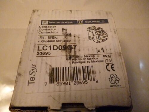 Telemecanique Contactor LC1D09G7 25A 3P 120VAC