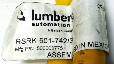 Lumberg RSRK 501-742/3F 5-Pole TPE PLC Cable