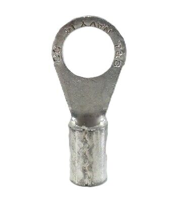 Thomas & Betts D8-38 Non-Insulated Large Brazed Seam Ring Terminal - Qty. 25