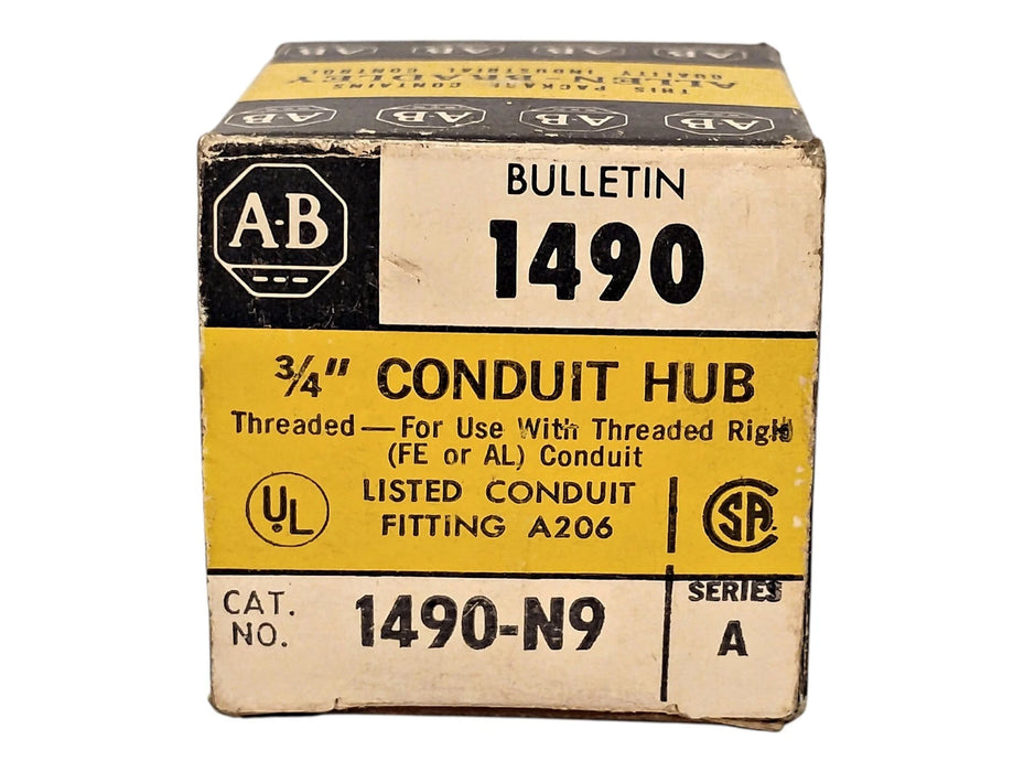 Allen-Bradley 1490-N9 Series A 3/4 in NPT Threaded Metal Conduit Hub