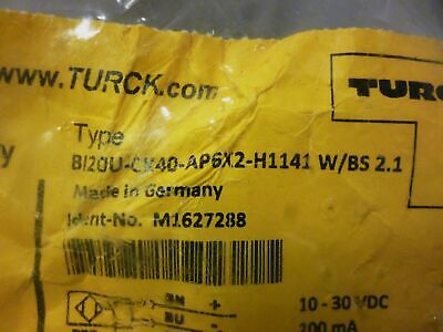 Turck BI20U-CK40-AP6X2-H1141 W/BS2.1 Proximity Sensor