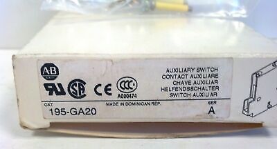 Allen-Bradley 195-GA20 Auxiliary Contact Switch Series A