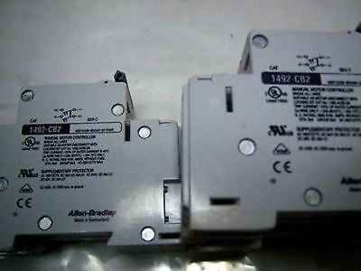 Lot of 3 Allen-Bradley Circuit Breakers 1492-CB2-G050 G020 480VAC 65VDC