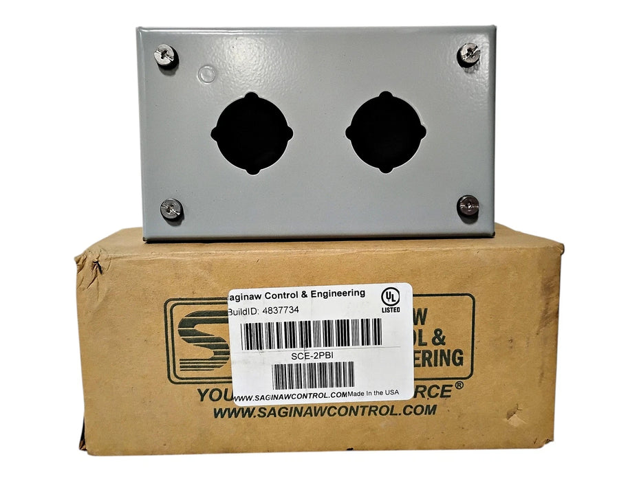 Saginaw SCE-2PB 30mm NEMA 4/12 2-Hole Pushbutton Enclosure