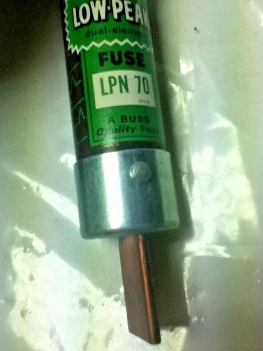 5 Bussmann LPN70 Fuses- No Box
