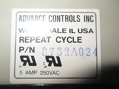 Advance Controls 8732A024 Timer
