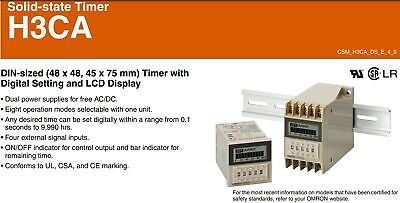 Omron H3CA-A Solid State Digital Timer with LCD Display