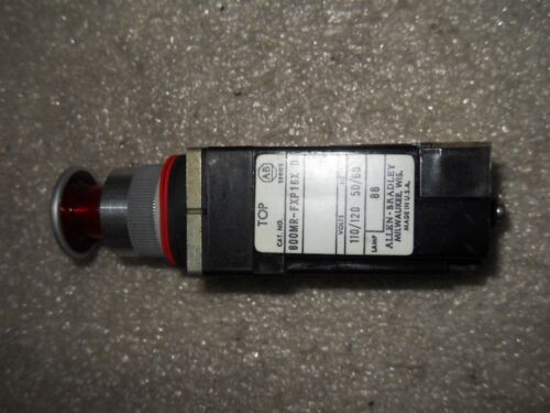 1 Allen-Bradley 800MR-FXP16RA ILLUMINATED PUSH PULL PUSH BUTTON