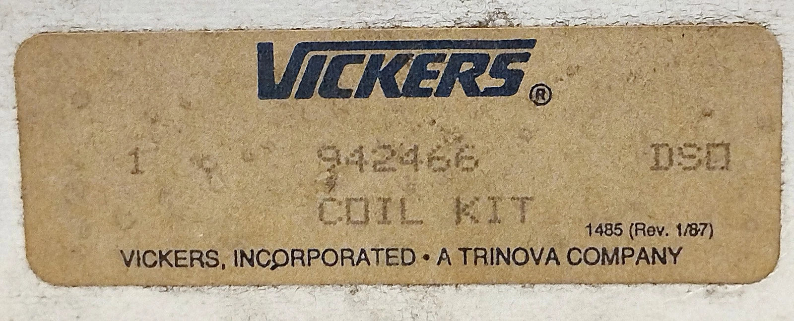 Vickers 942466 400823 115/120 0.96 A Solenoid Coil Kit