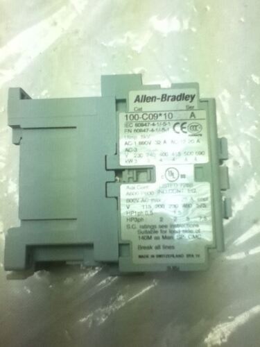 Allen-Bradley 100-C09D10 120V 9A IEC Contactor