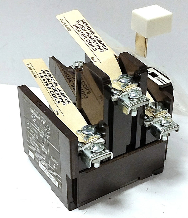 Cutler-Hammer 10-5009-7 600 v AC/DC 30 A 3-Pole Eutectic Alloy Overload Relay