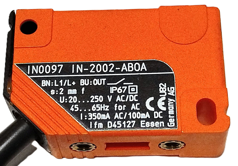 Efector IN-2002-ABOA IN0097 20-250 V AC/DC Inductive Proximity Sensor