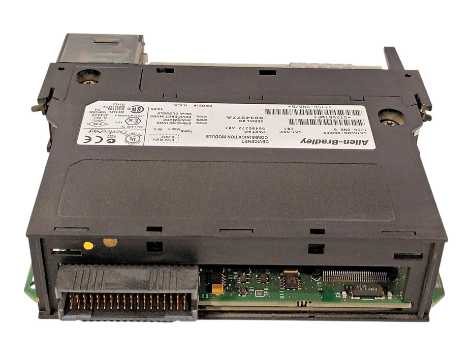 Allen-Bradley 1756-DNB Series B Cat Rev C01 F/W Rev 6.002 24 VDC PLC Module