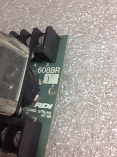 RDI 608BR SOCKET BASE WITH 120VAC LINE ELECTRIC RELAY