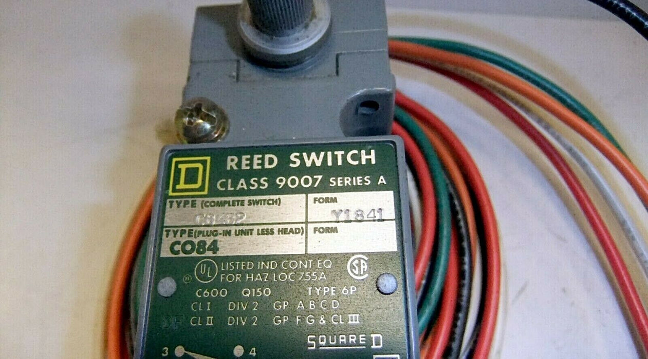 Square D Reed Switch Limit Switch 9007-C84B2 C084