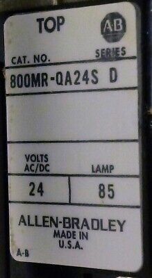 Allen-Bradley 800MR-QA24S Series D Illuminated Pushbutton