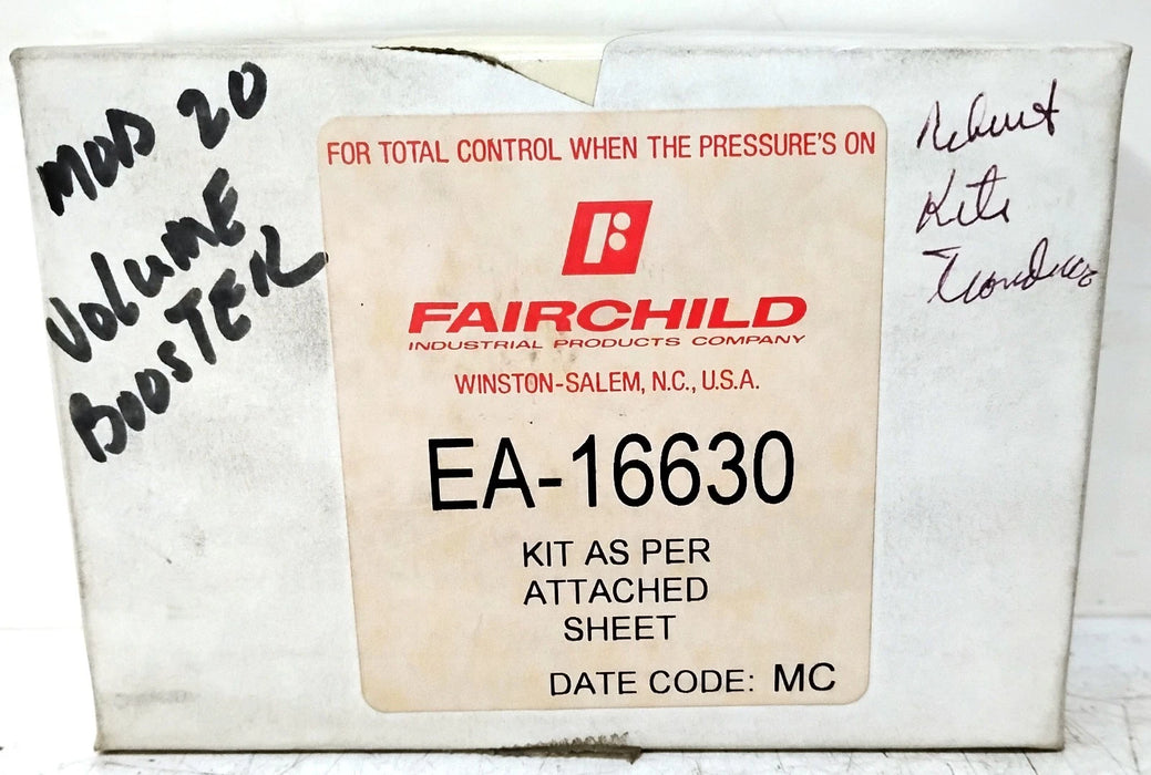 Fairchild 16630 Service Kit for Model 20 Pneumatic Precision Booster