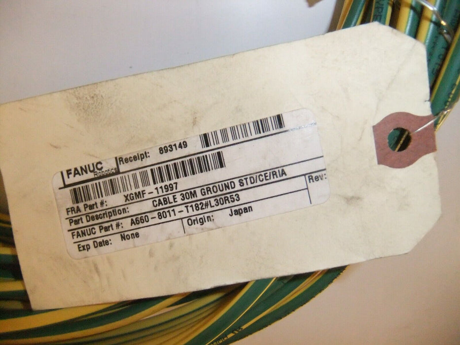 Fanuc Cable 30M Ground XGMF-11997