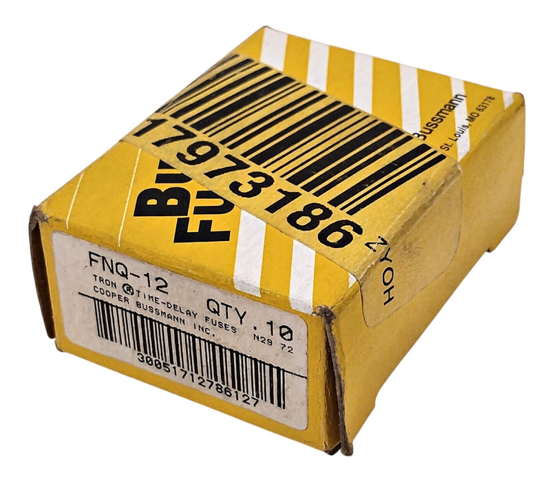 Bussmann FNQ-12 500 V AC 12 A Non-Current-Limiting Time-Delay Fuses