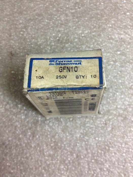 5 Gould Shawmut GFN10 Fuses