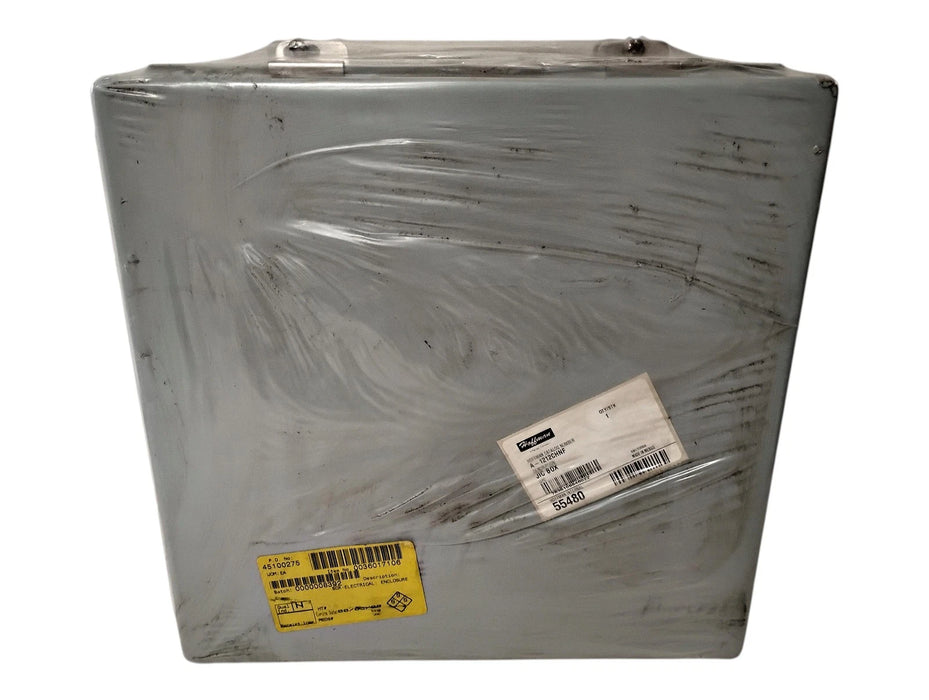 Hoffman A-1212CHNF 55480 12" x 12" x 6" Continuous Hinge Junction Box
