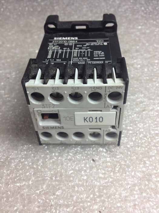 Siemens 3TF2010-0BB4 Contactor