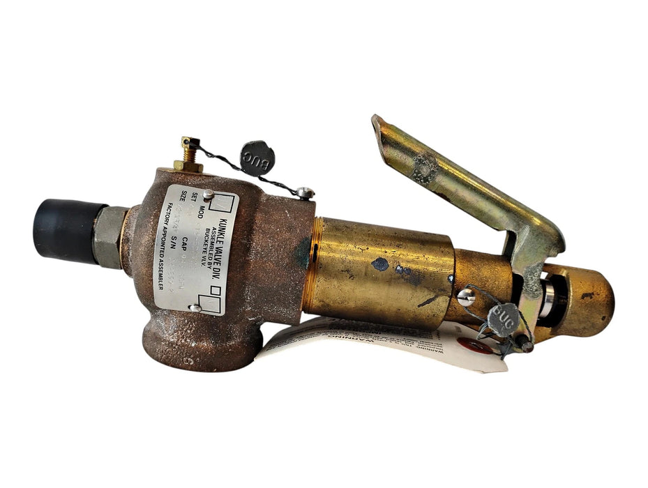 Kunkle Valve 913-BDCM03 1/2" In 3/4" Out 995 SCFM 450 Set Pressure Relief Valve