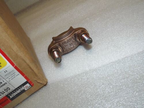 BOX OF 11 BURNDY 1" IPS GROUND CONNECTORS