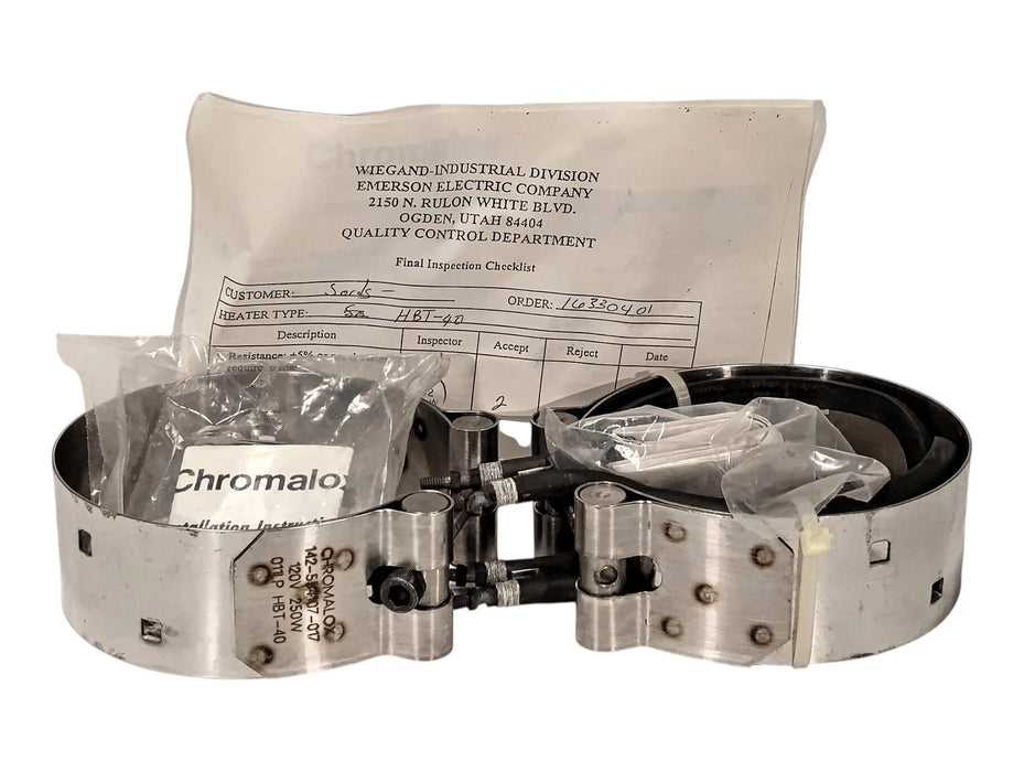 Chromalox 142-55107-017 163304 HBT-40 2 pc Band Heater