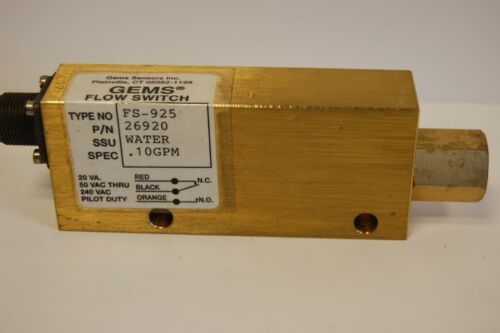GEM SENSORS Flow Switch FS-925