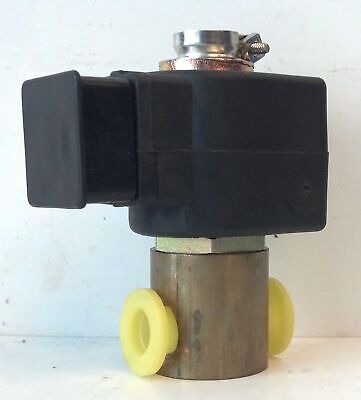 Parker 04F20O1208ACF 1/4" 2-Way Solenoid Valve w/ BB06-052-C05H 110/120 VAC Coil