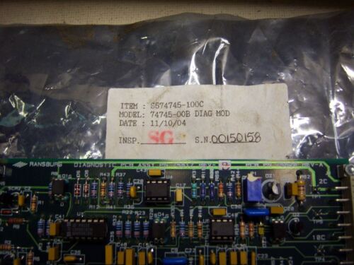 Ransburg Diagnostic Board 74745-Oob