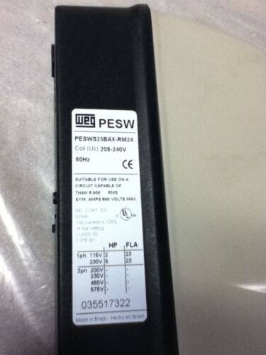 WEG PESWS25BAX-RM24 Motor Starter