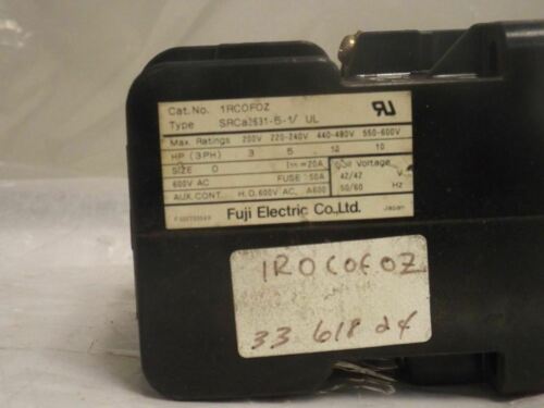 Fuji ELECTRIC CONTACTOR SRCA3631-5-1/UL