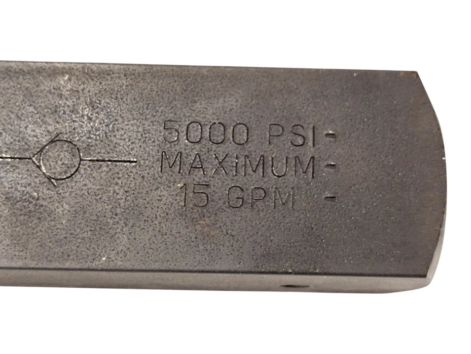 Parker C800S 1/2" NPT 5000 PSI 15 GPM 57 LPM Hydraulic Check Valve