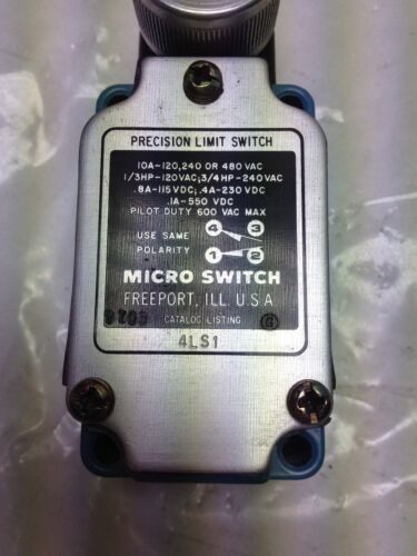 Microswitch 4LS1 120/240/480 V 10 A Precision Limit Switch
