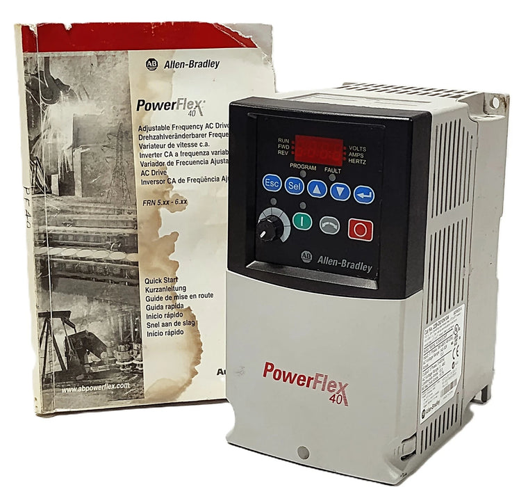 Allen-Bradley 22B-D010N104 Ser A 480 V AC 10.5 A 4 kW Variable Frequency Drive