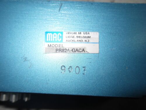 Mac Pr82A-Gaca Valve