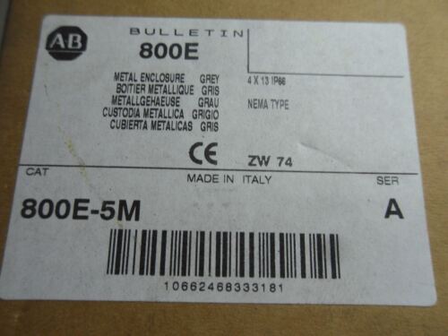1 Allen-Bradley 800E-5M ENCLOSURE