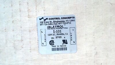 Control Concepts I-101 120 V AC 1 A Islatrol Active Tracking Noise Filter